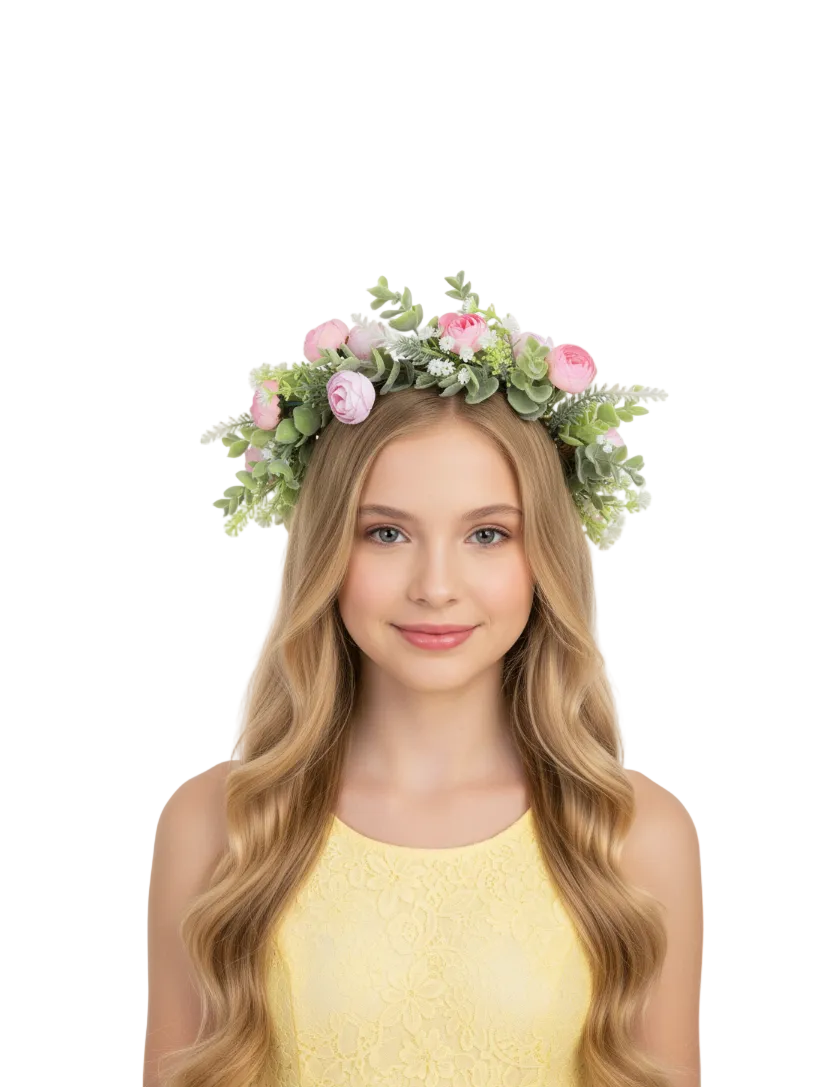 Couronne de fleurs pour Adolescente – Pénélope