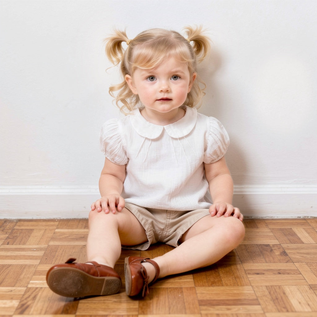 Chemise col claudine pour bébé