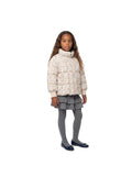 Manteau Rembourré en Coton à Motif Floral — Éléa