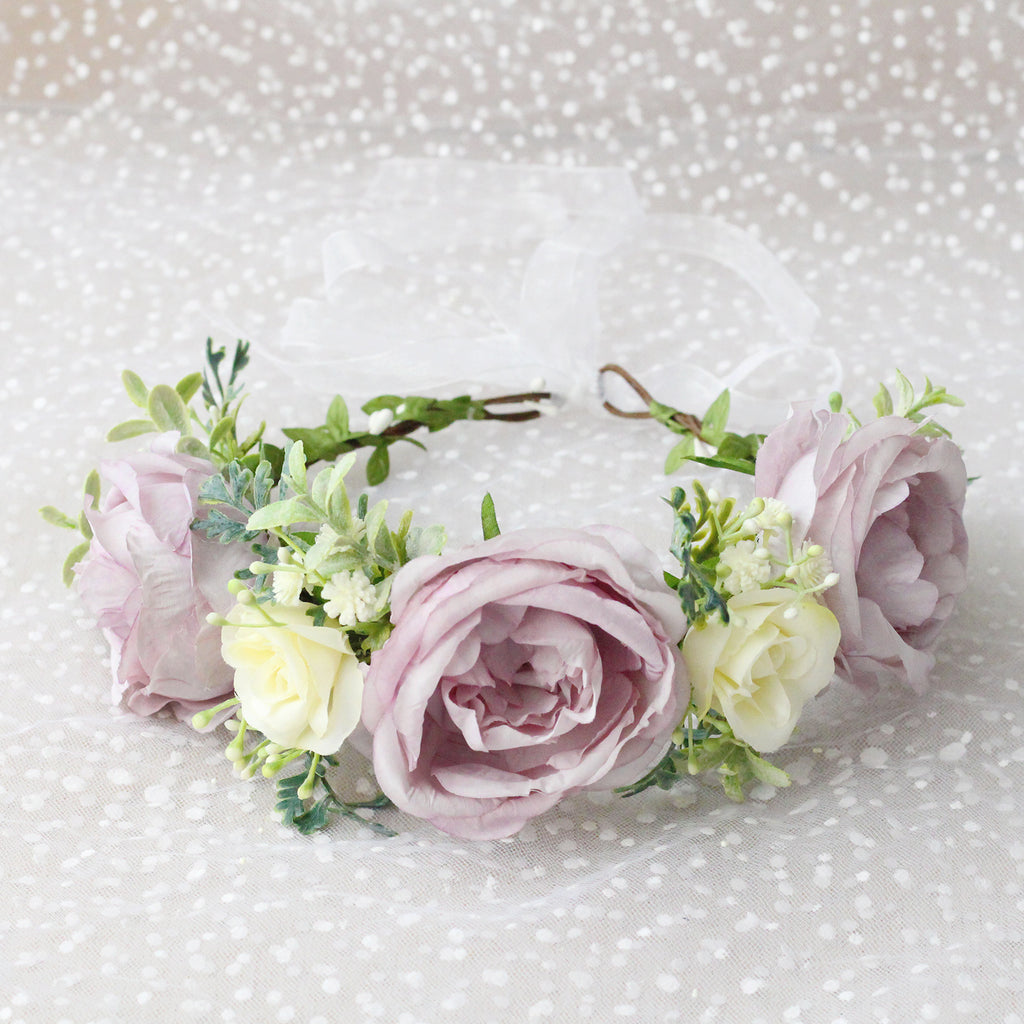 Couronne de fleurs – Lila