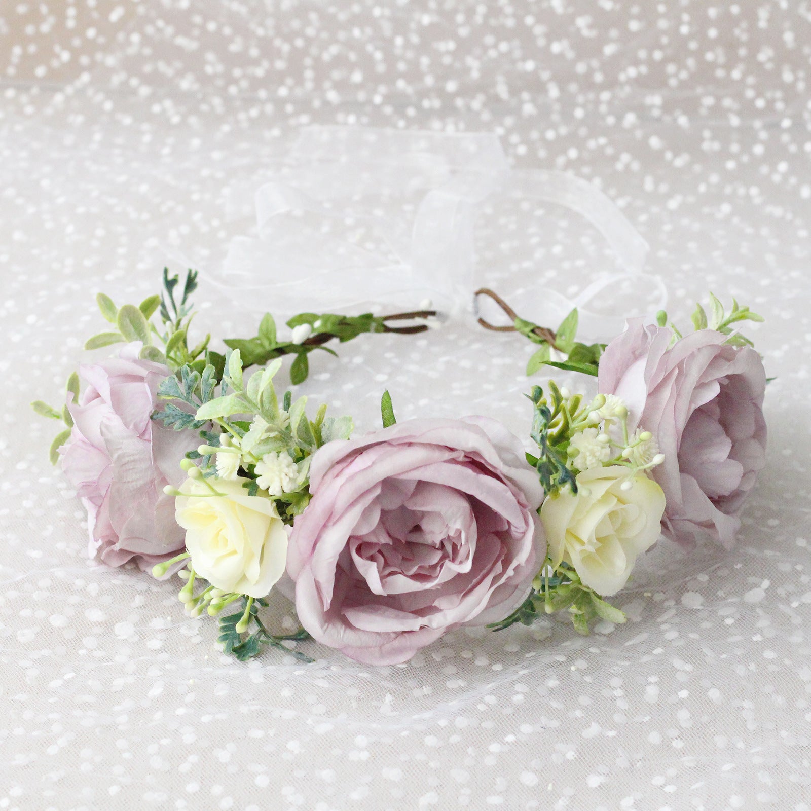 Couronne de fleurs – Lila