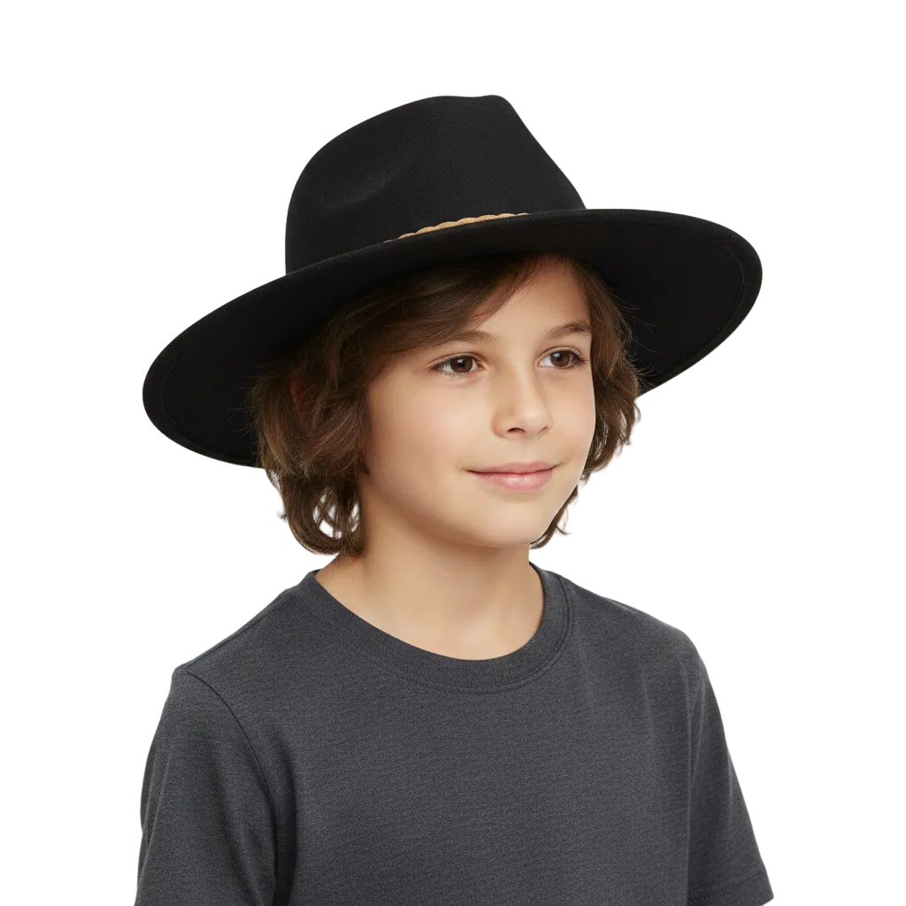Chapeau western en daim pour garçon — Charlie