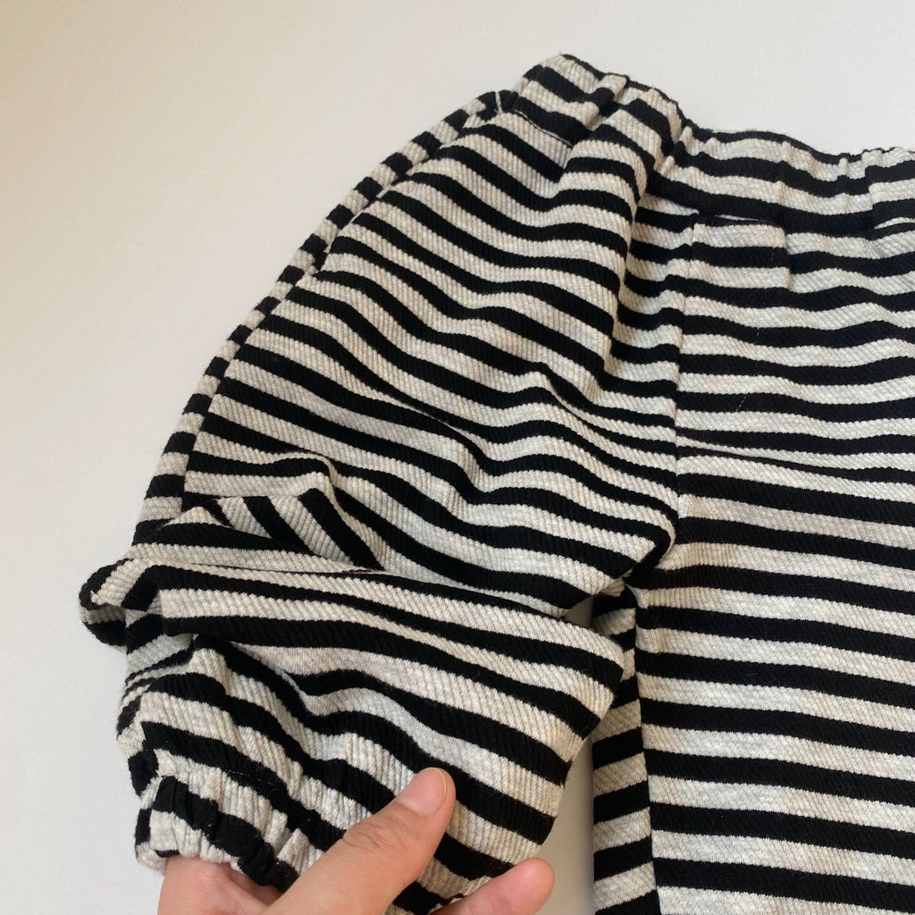 Pantalon - Rayures noires et blanches