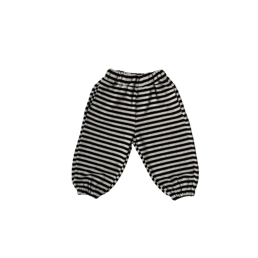 Pantalon - Rayures noires et blanches