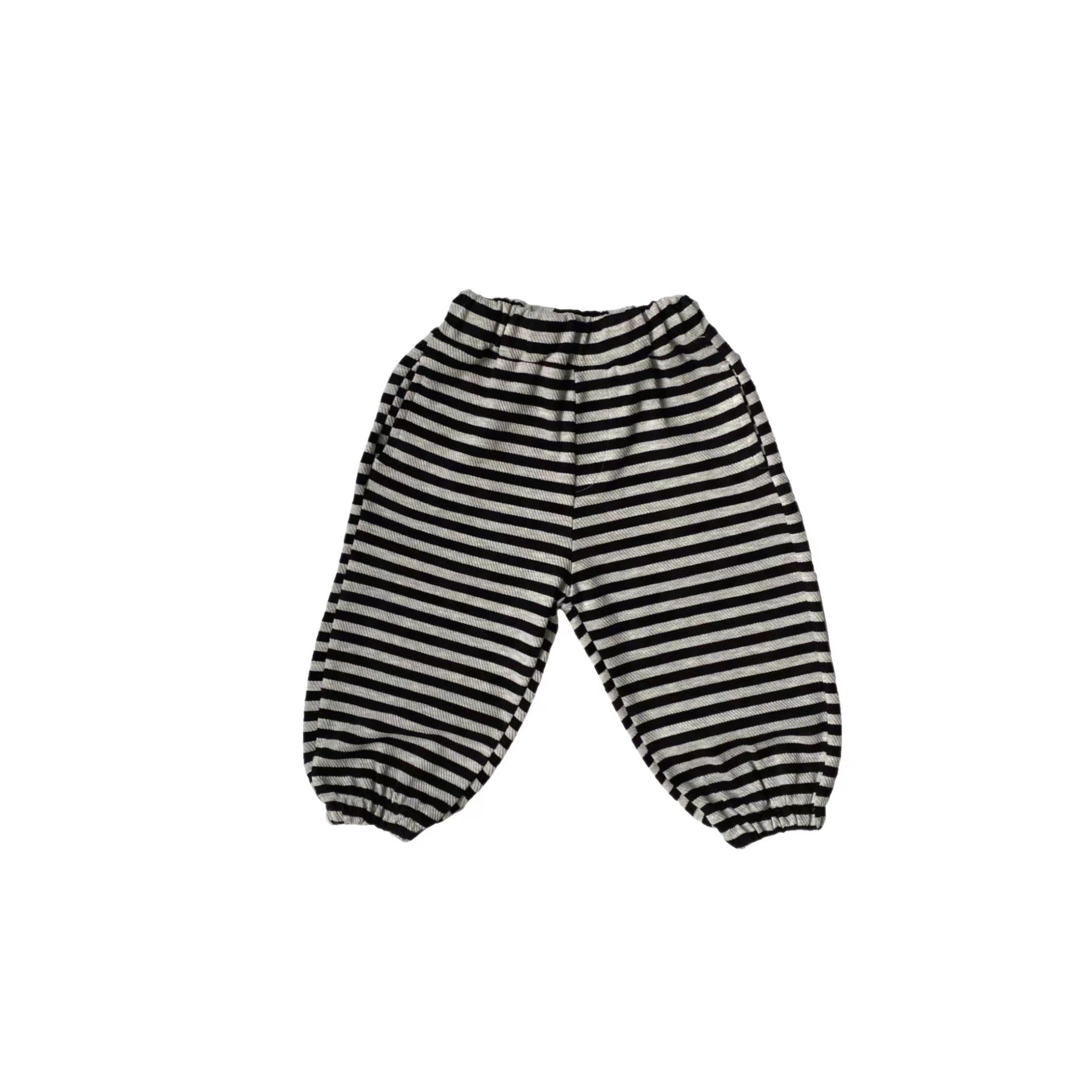 Pantalon - Rayures noires et blanches