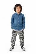 Pantalon - Rayures noires et blanches