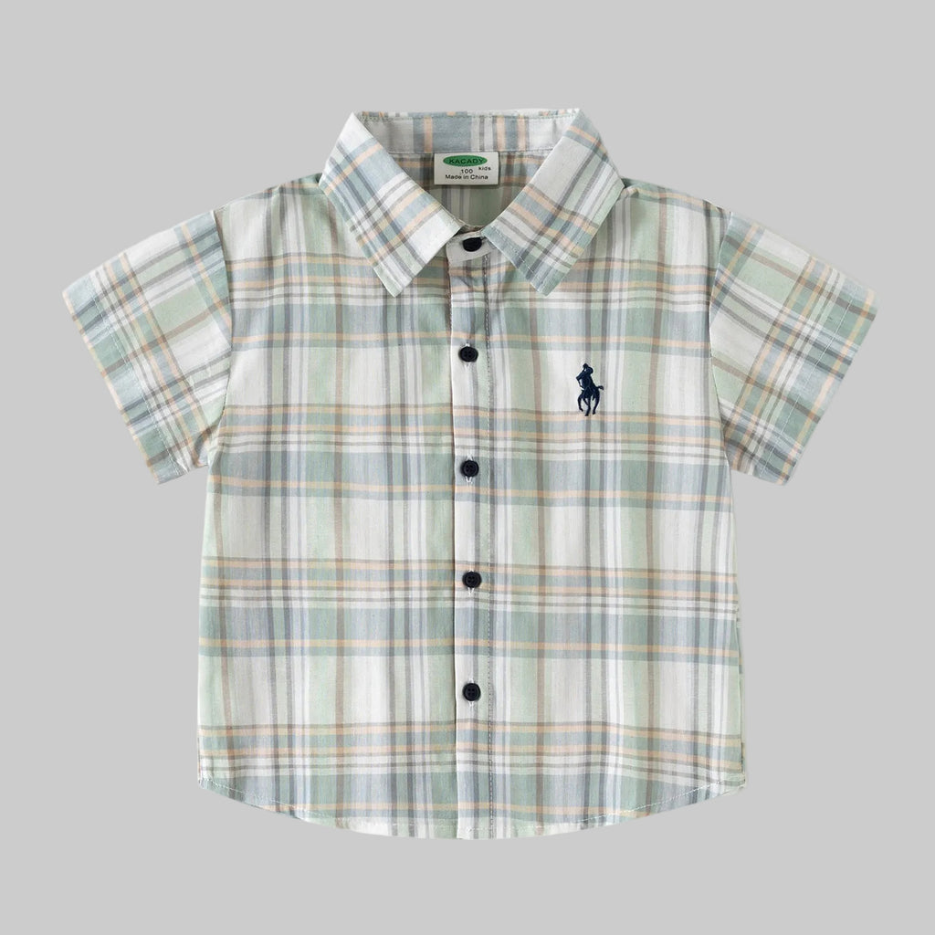 Chemise manches courtes - Carreaux