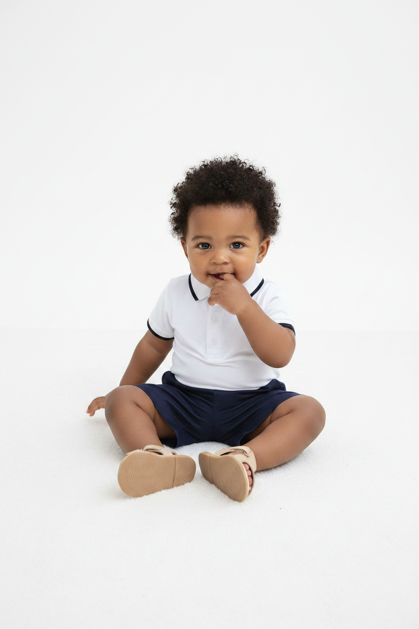 Ensemble chic - Polo manches courtes et short