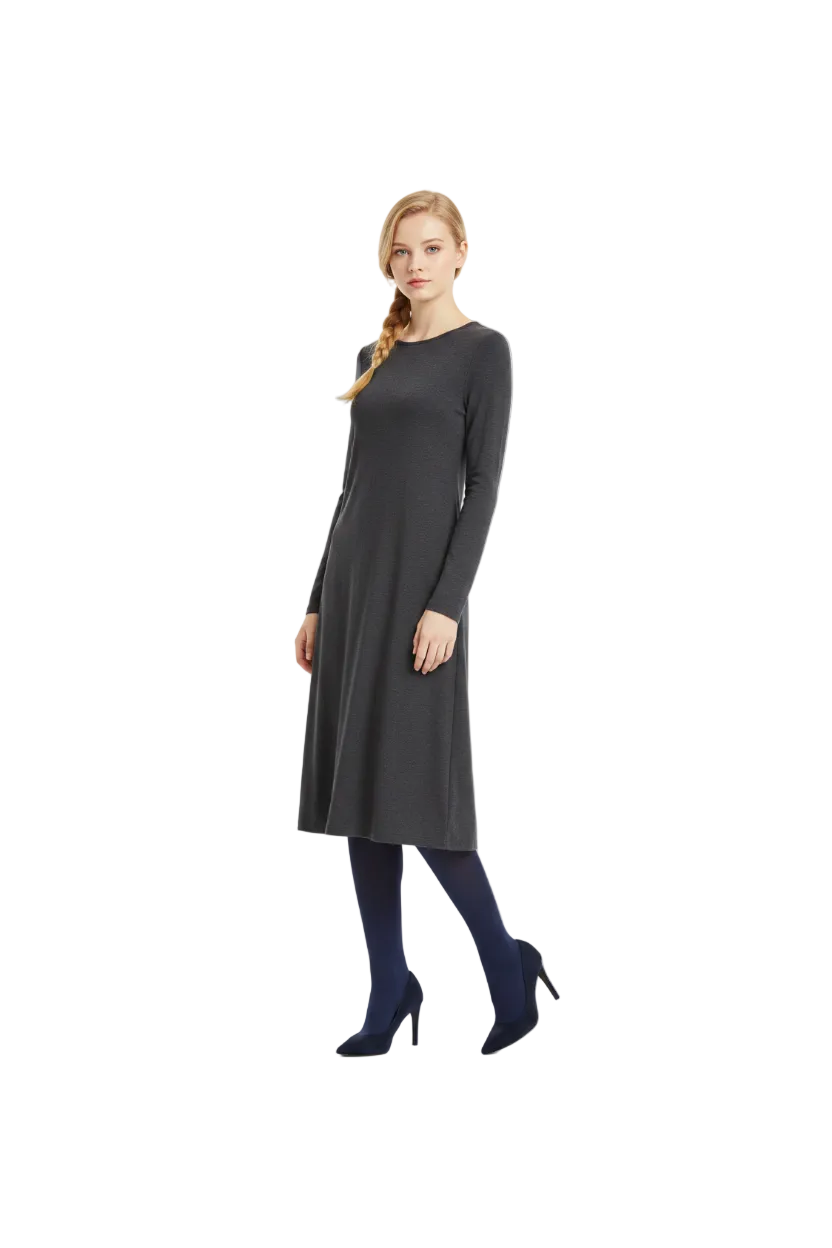 Collants transparents 80D bleu foncé en velours — Bianca
