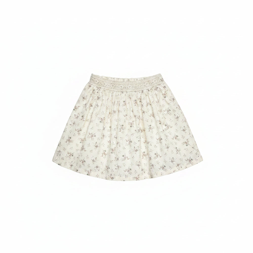 Option 1 : Jupe en dentelle brodée. Option 2 : Jupe fleurie