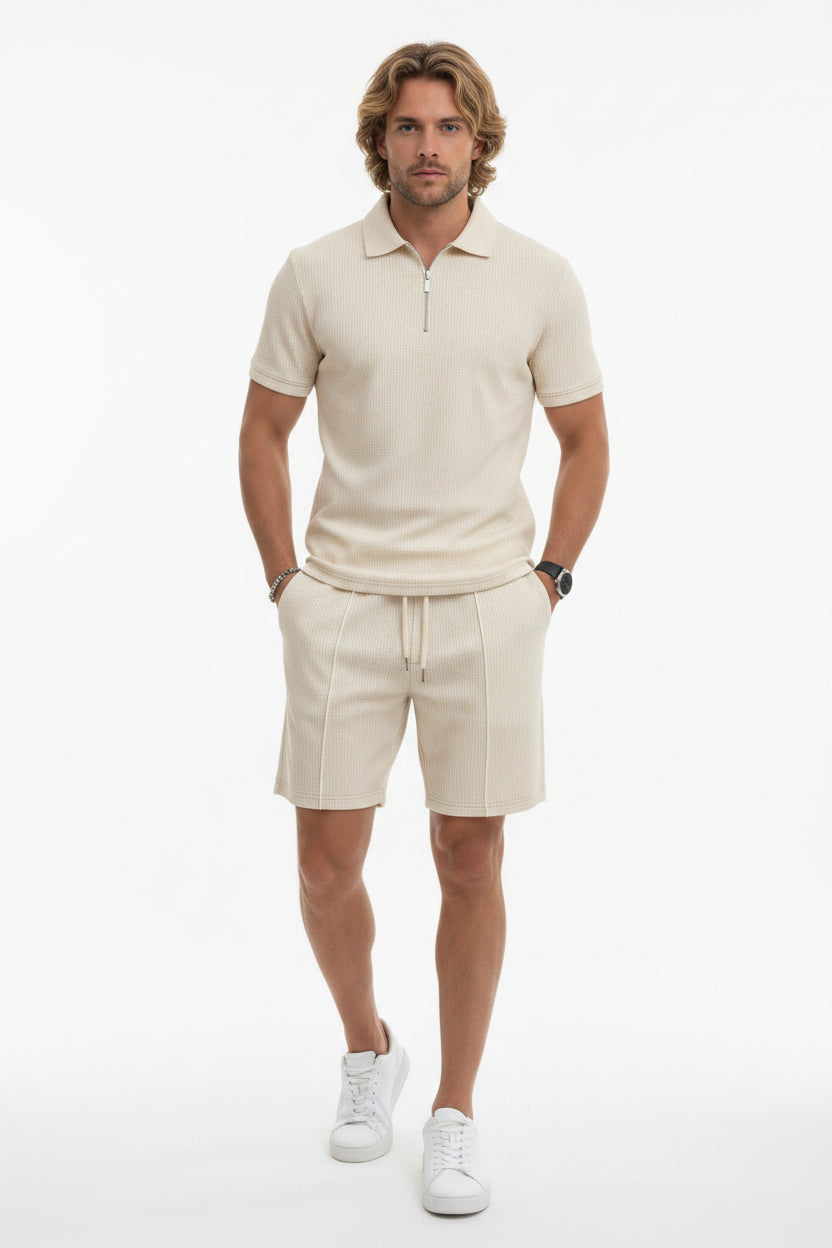 Ensemble beige - Polo et Short