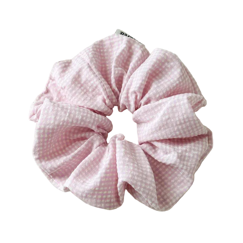 Chouchou - Carreaux rose et blanc