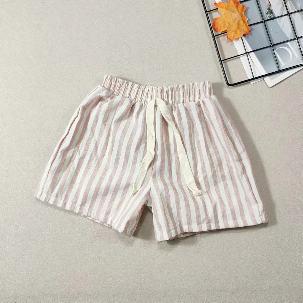 Shorts décontractés en pur coton pour enfants, pantalons pour enfants, pantalons pour garçons, pantalons pour filles, vestes pour bébés, style britannique, article unique