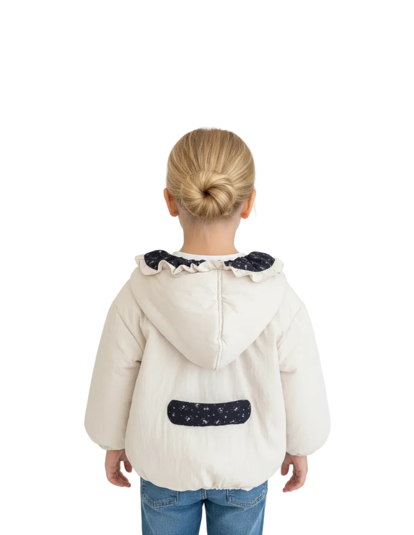 Manteau d'hiver épais et chaud doublé polaire pour enfant — Victoria