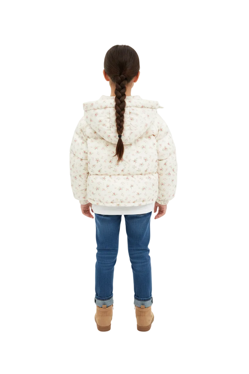 Doudoune Coupe-Vent à Capuche en Coton — MAYA