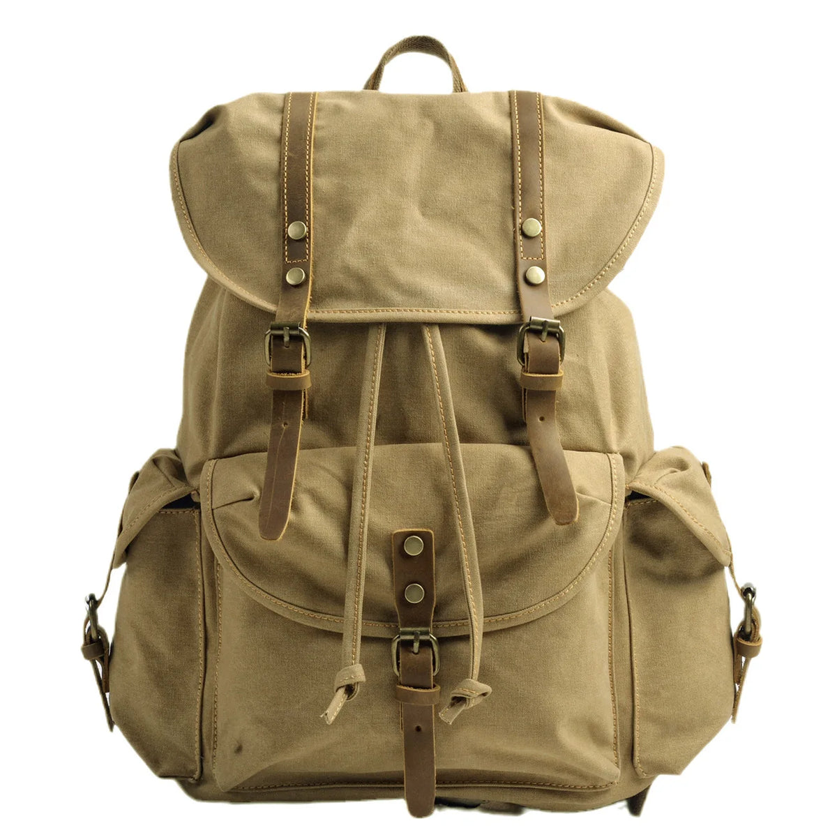 Sac à dos rétro en toile grande capacité — Antoine
