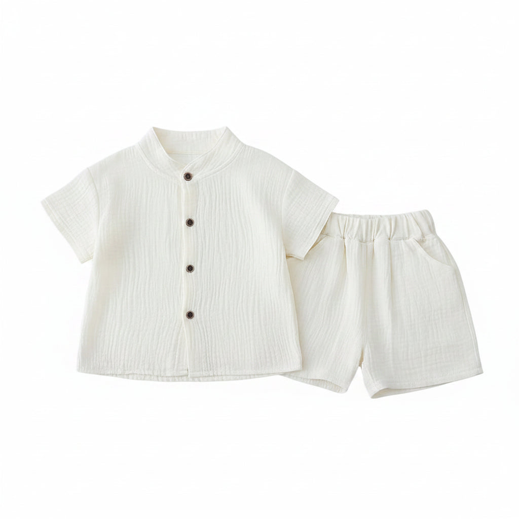 Ensemble en Coton et Lin – Chemise et Short